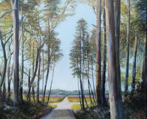 bospad naar de heide 2024 60x80